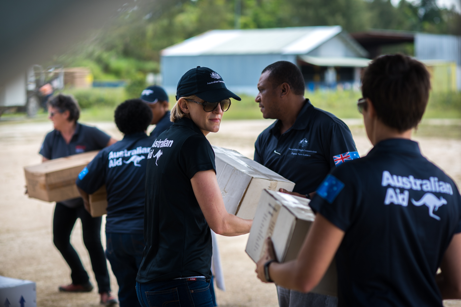 Australia defense Force (ADF) is uploading supplies to be delivered to earthquake hit communities in Hela Province.