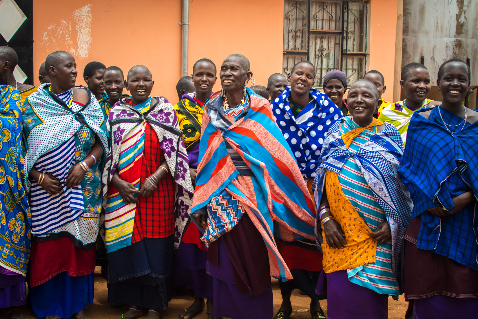 Group of Masai women